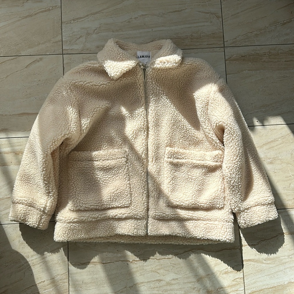 Cream I.AM.GIA pixie teddy coat